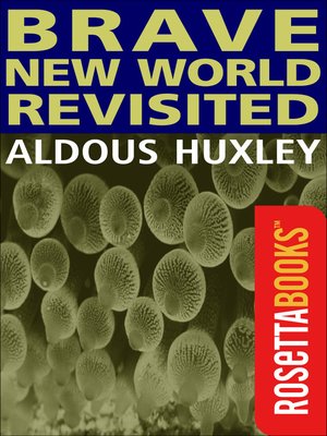 Brave New World Revisited - ebook